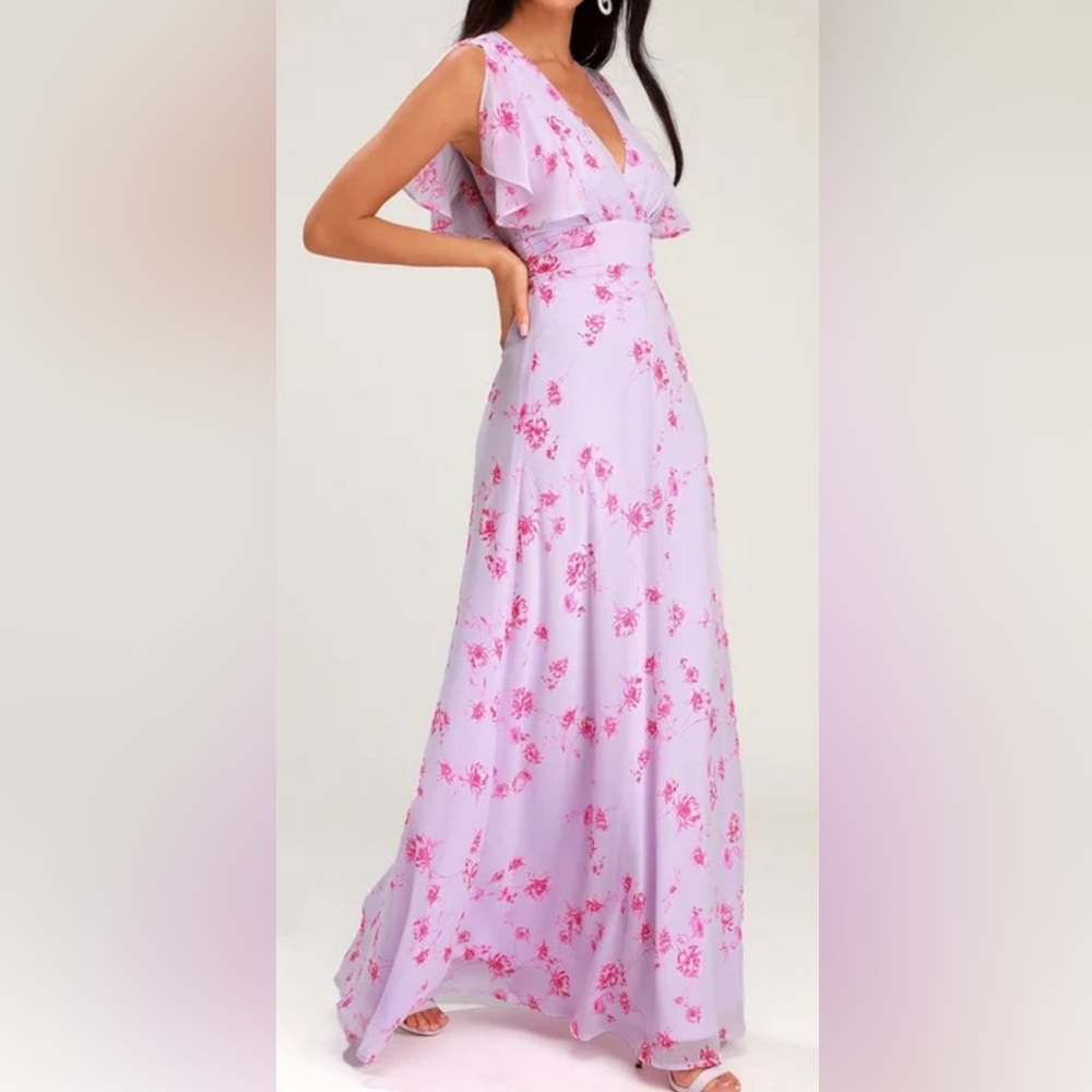 Lulu’s Floral Maxi Dress
